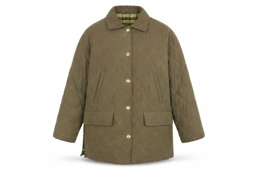 Mens UK Size L Gerry Weber Green Quilted Coat