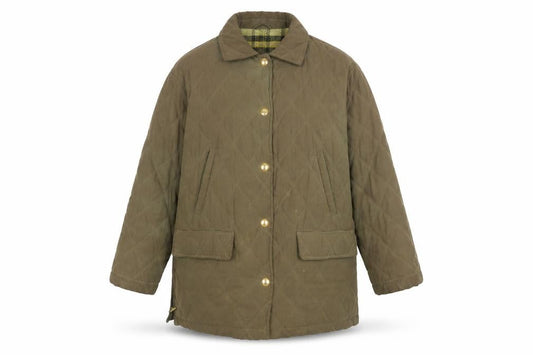 Mens UK Size L Gerry Weber Green Quilted Coat