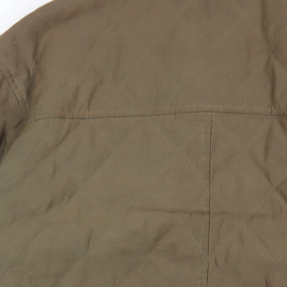 Mens UK Size L Gerry Weber Green Quilted Coat