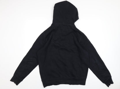 Mens UK Size L French Connection Black Pullover Hoodie