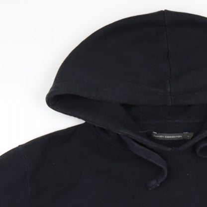 Mens UK Size L French Connection Black Pullover Hoodie