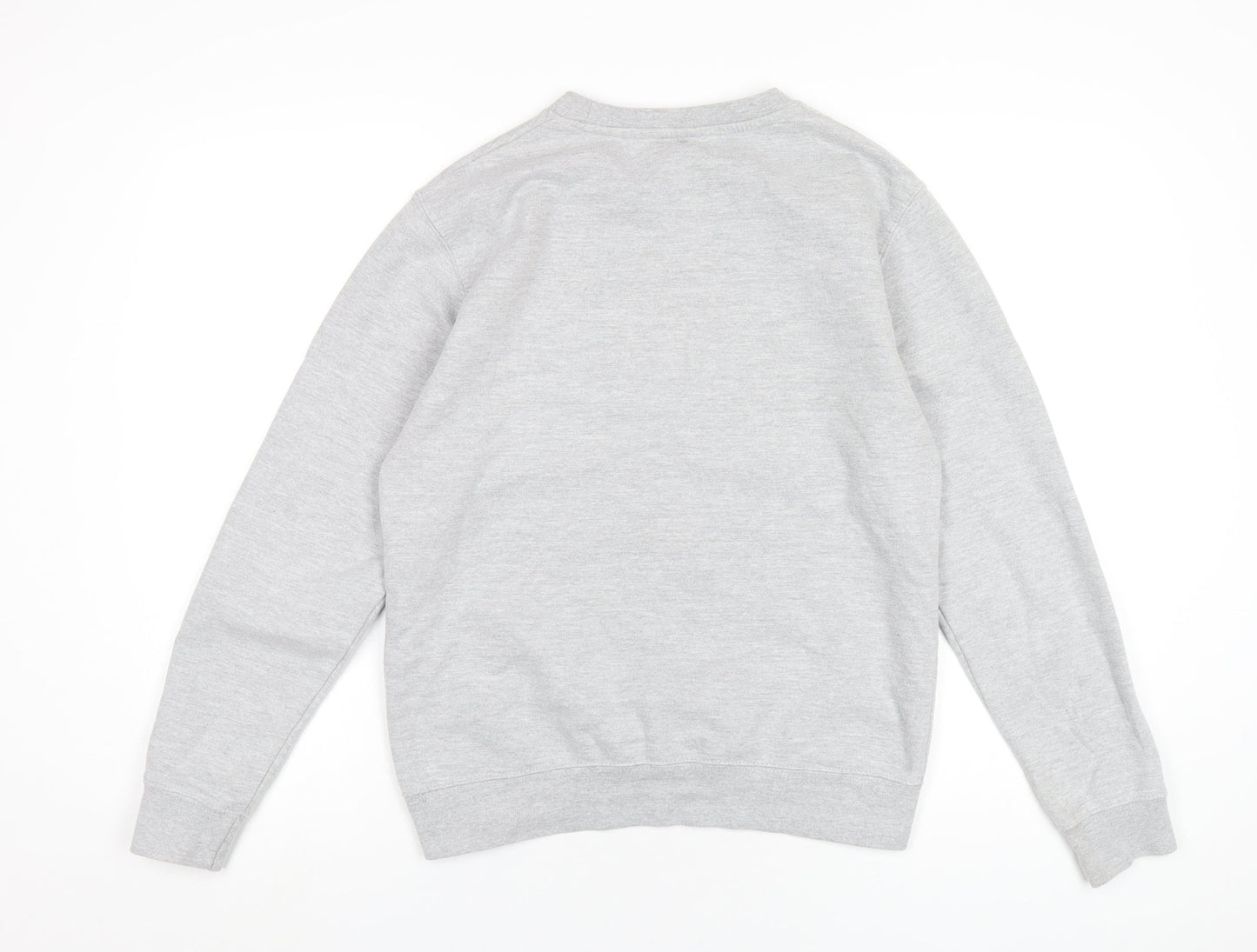 Han Womens Grey Cotton Pullover Sweatshirt Size S Pullover