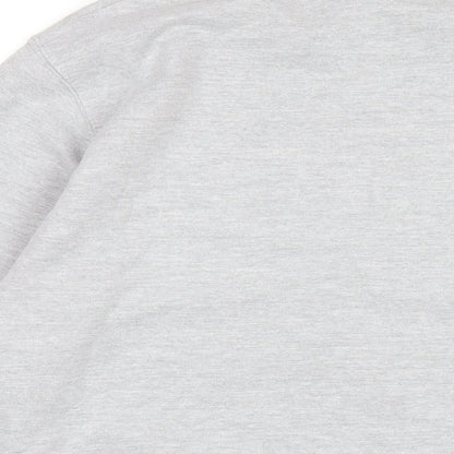 Han Womens Grey Cotton Pullover Sweatshirt Size S Pullover