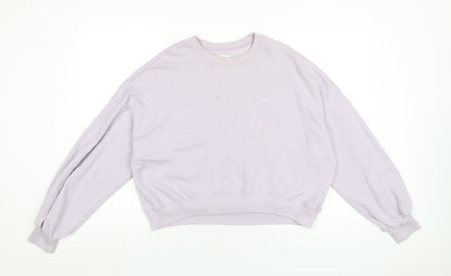 Hollister Womens Purple Cotton Pullover Sweatshirt Size S Pullover