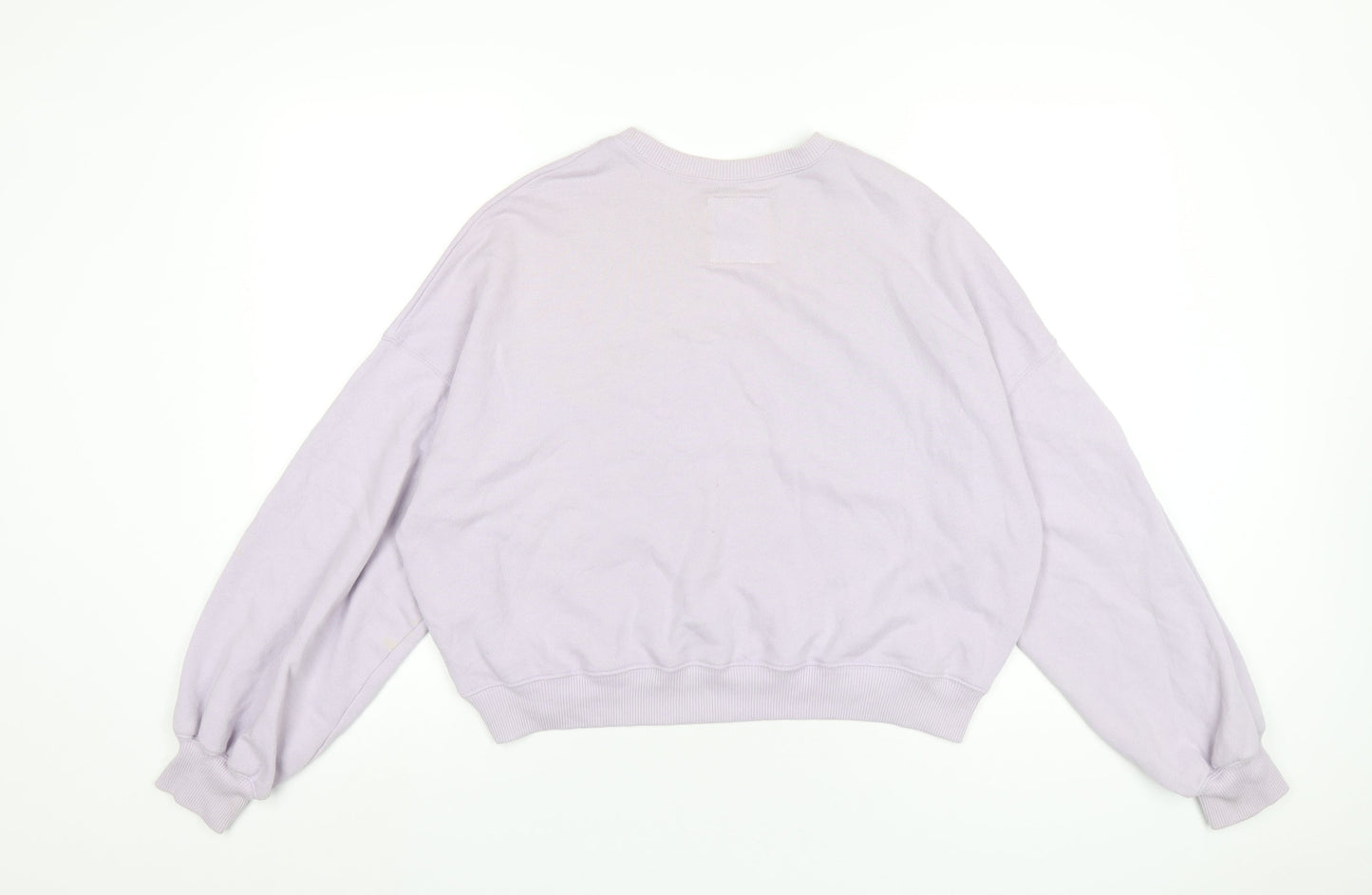 Hollister Womens Purple Cotton Pullover Sweatshirt Size S Pullover