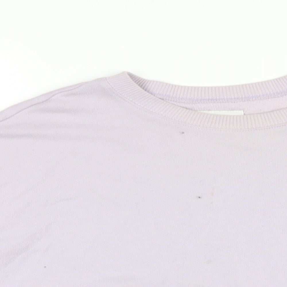 Hollister Womens Purple Cotton Pullover Sweatshirt Size S Pullover