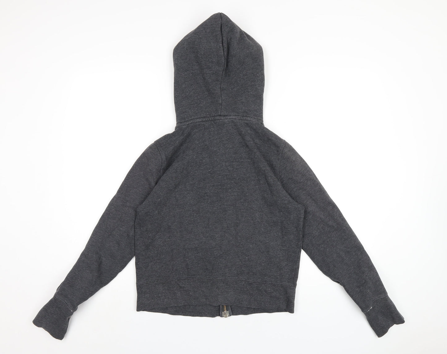 Gap Womens Grey Cotton Full Zip Hoodie Size M Zip
