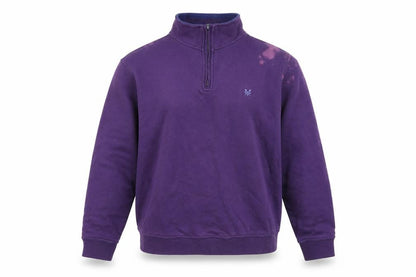 Crew Clothing Purple Cotton Pullover Sweatshirt Size XL