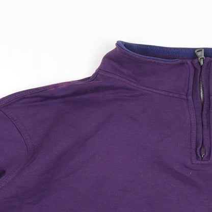 Mens UK Size XL Crew Clothing Purple Pullover Sweatshirt