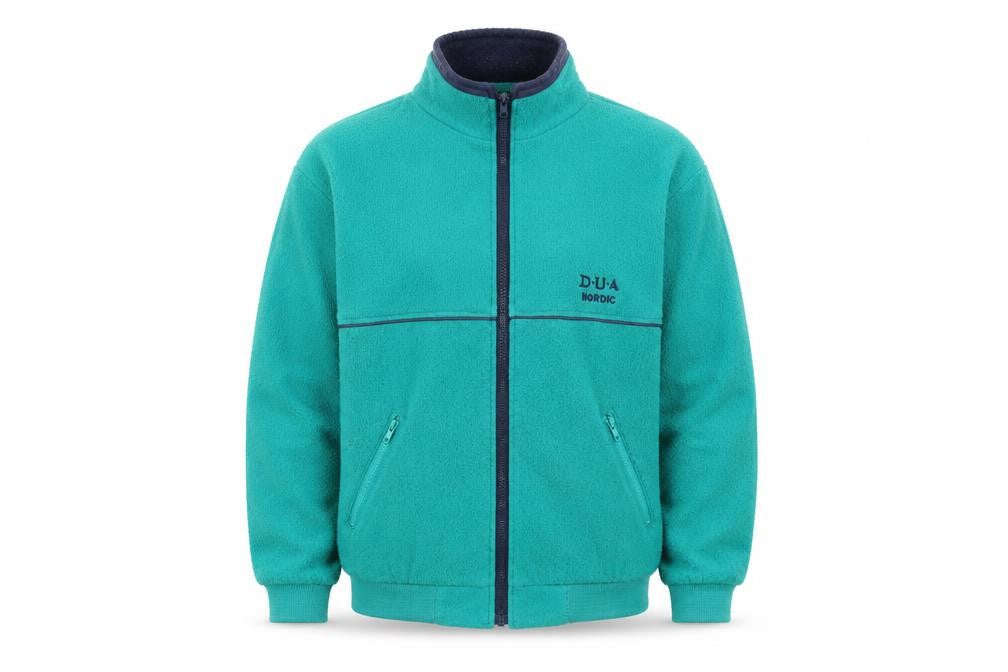 Mens UK Size L Nordic Fleece Green Jacket