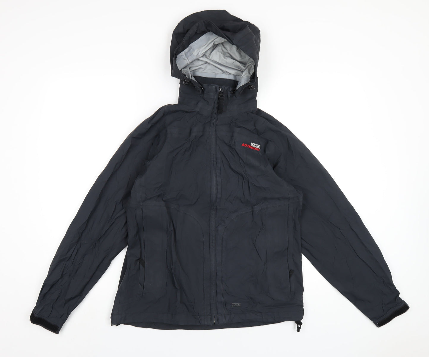 Womens UK Size 10 Aigle Black Rain Coat