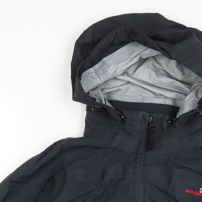 Womens UK Size 10 Aigle Black Rain Coat