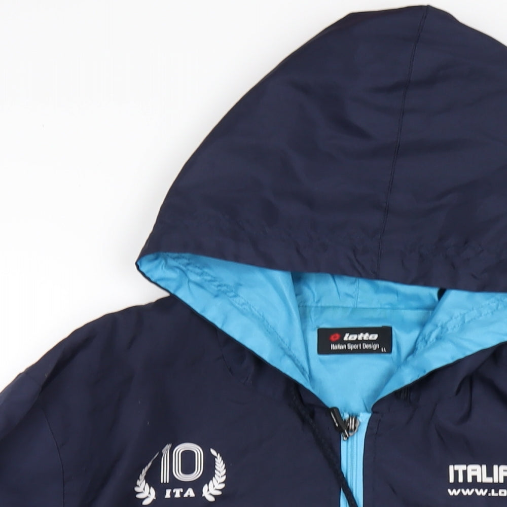 Mens UK Size L Lotto Blue Jacket