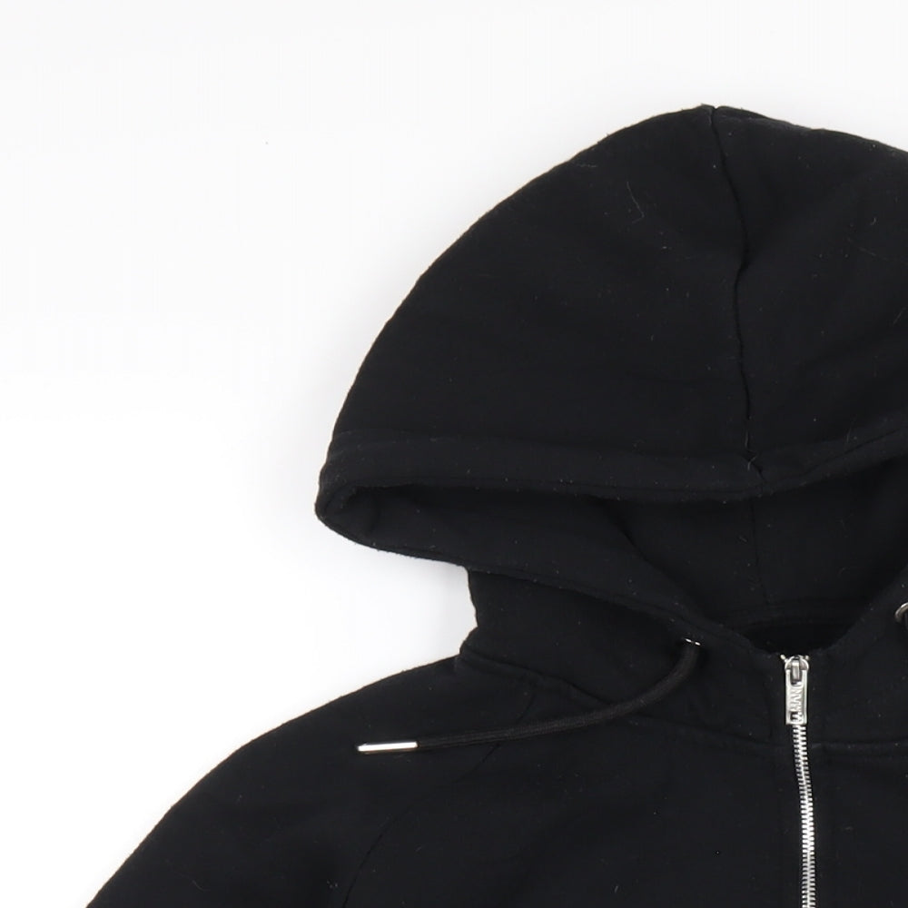 Mens UK Size M Boohoo Black Pullover Hoodie