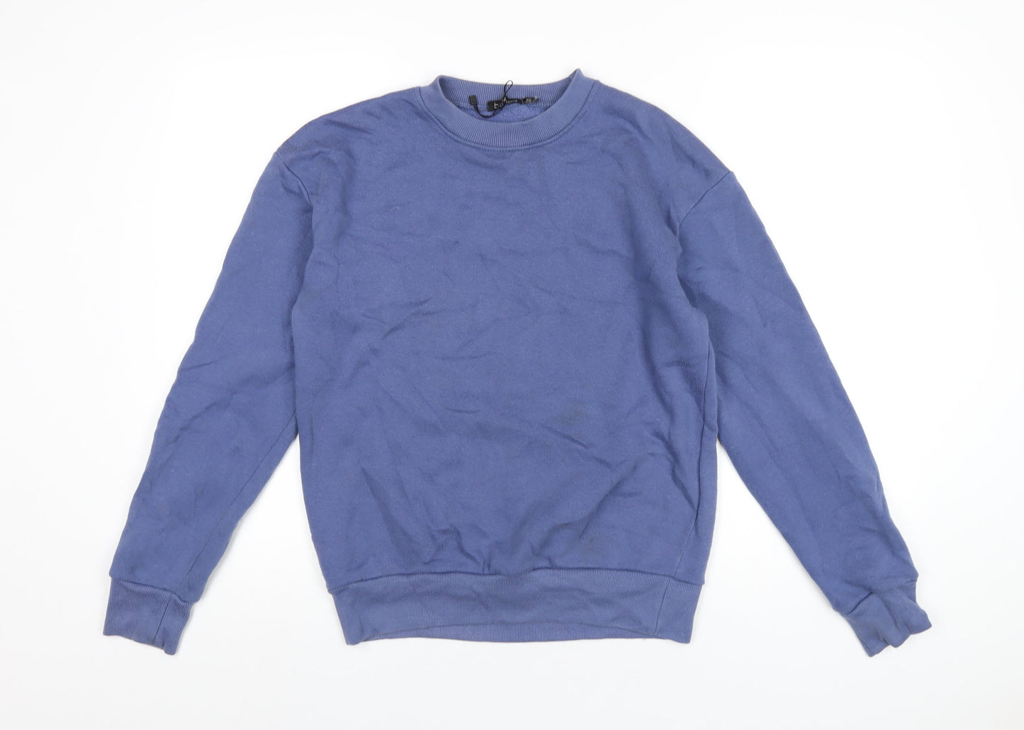 Womens UK Size 8 Boohoo Blue Pullover Sweatshirt