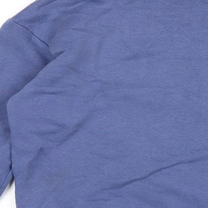 Womens UK Size 8 Boohoo Blue Pullover Sweatshirt