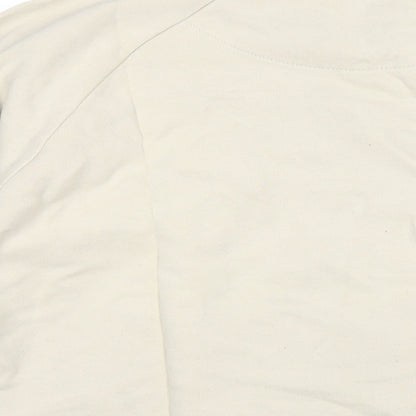 Topman Mens Beige Cotton Pullover Sweatshirt Size M