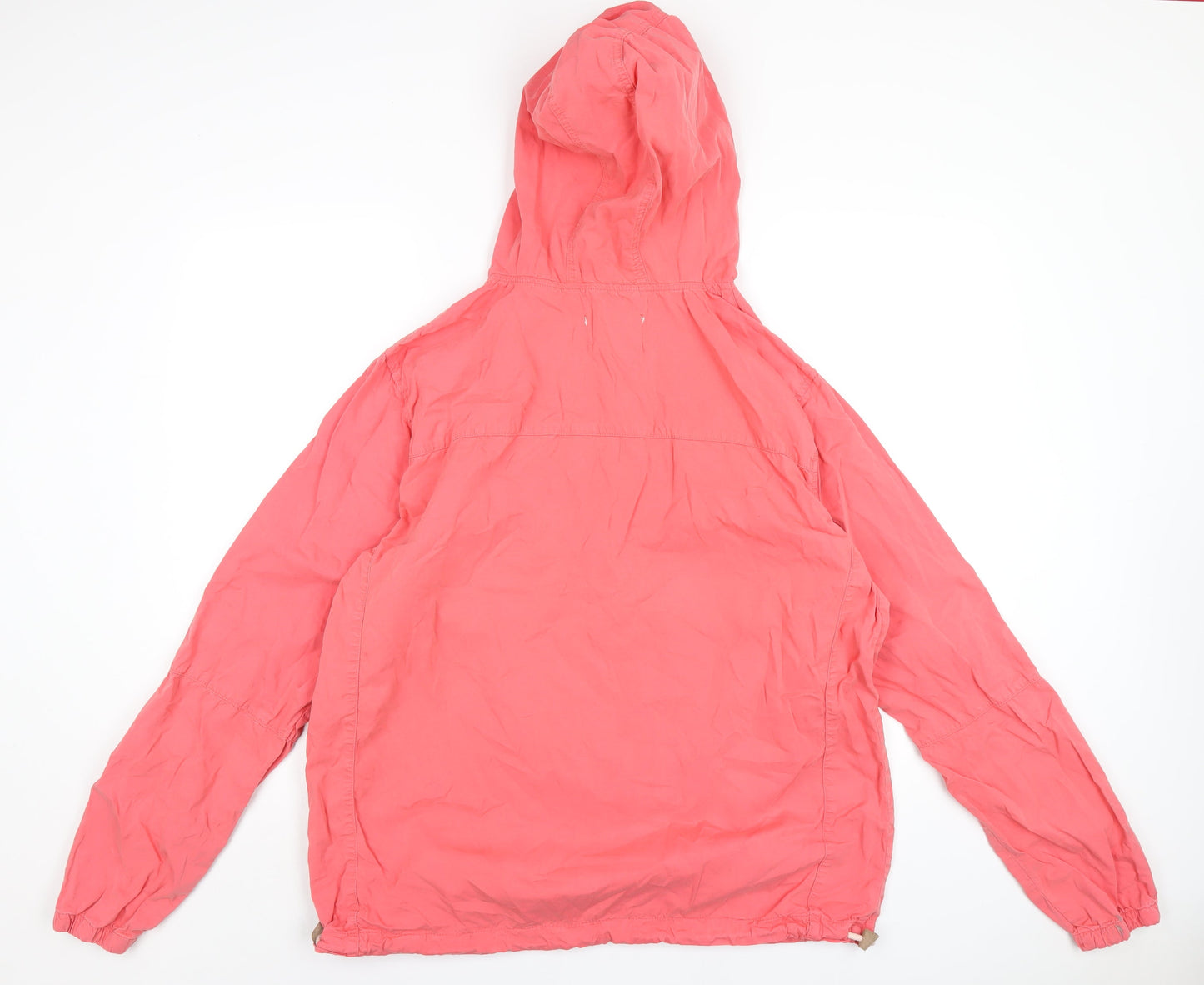Womens UK Size L River Island Pink Rain Coat