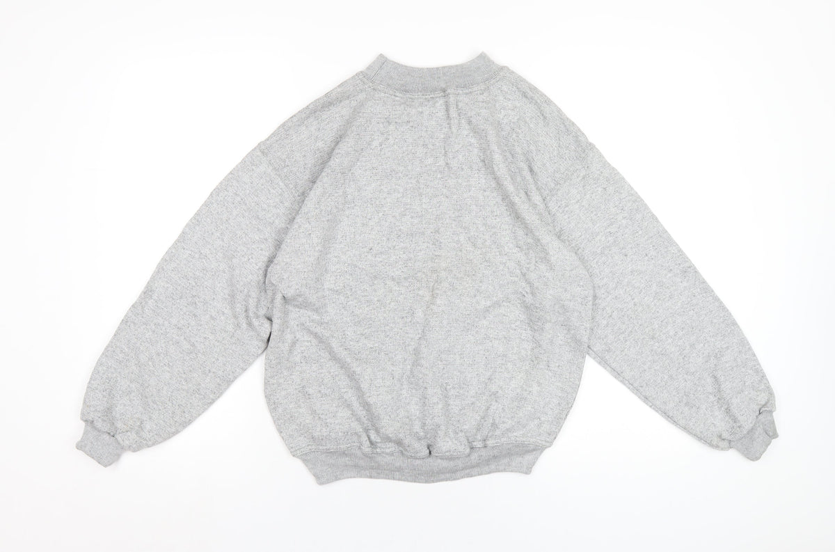 Aribas Boys Grey Polyester Pullover Sweatshirt Size 12 Years Pullover