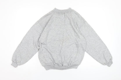 Aribas Boys Grey Polyester Pullover Sweatshirt Size 12 Years Pullover