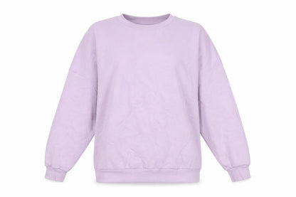PRETTYLITTLETHING Womens Purple Cotton Pullover Sweatshirt Size 8 Pullover