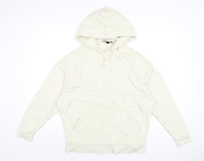 Womens UK Size M ASOS Ivory Pullover Hoodie