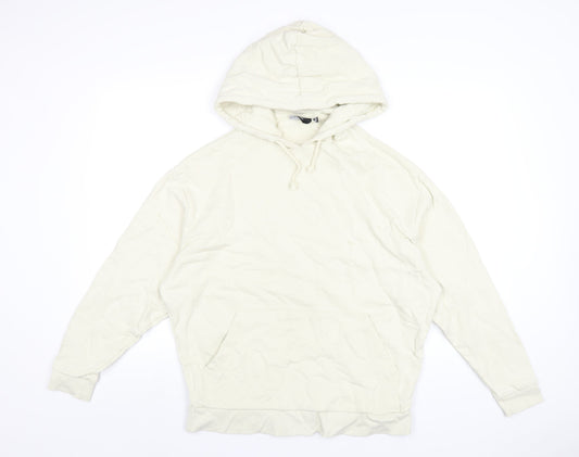 Womens UK Size M ASOS Ivory Pullover Hoodie