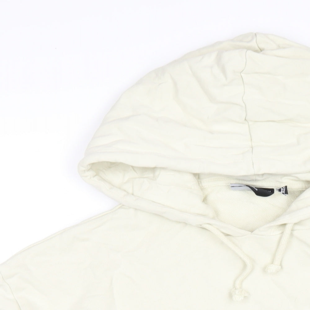 Womens UK Size M ASOS Ivory Pullover Hoodie