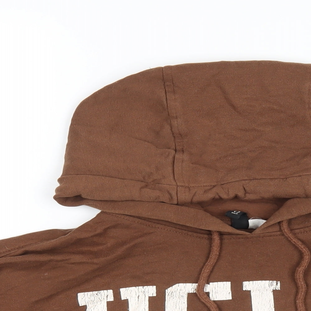 UCLA Womens Brown Cotton Pullover Hoodie Size S Pullover - University Of California Los Angeles