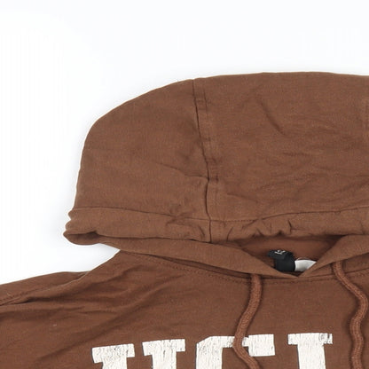 UCLA Womens Brown Cotton Pullover Hoodie Size S Pullover - University Of California Los Angeles