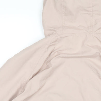 Womens UK Size M H&M Pink Rain Coat
