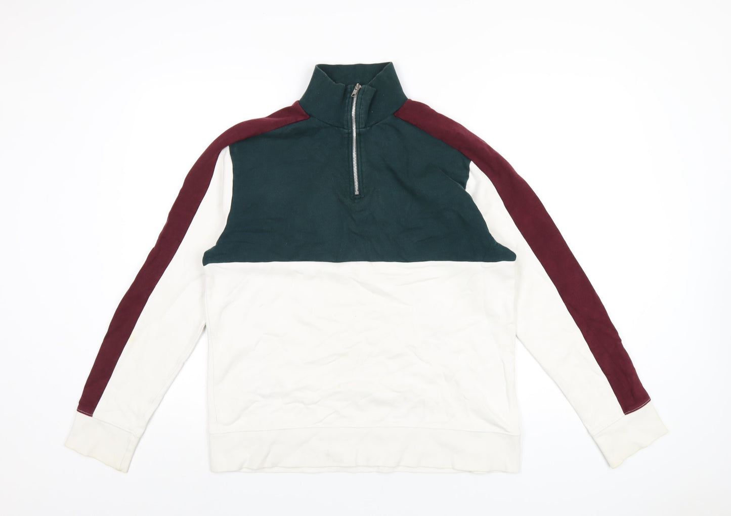 Topman Mens Multicoloured Cotton Pullover Sweatshirt Size M