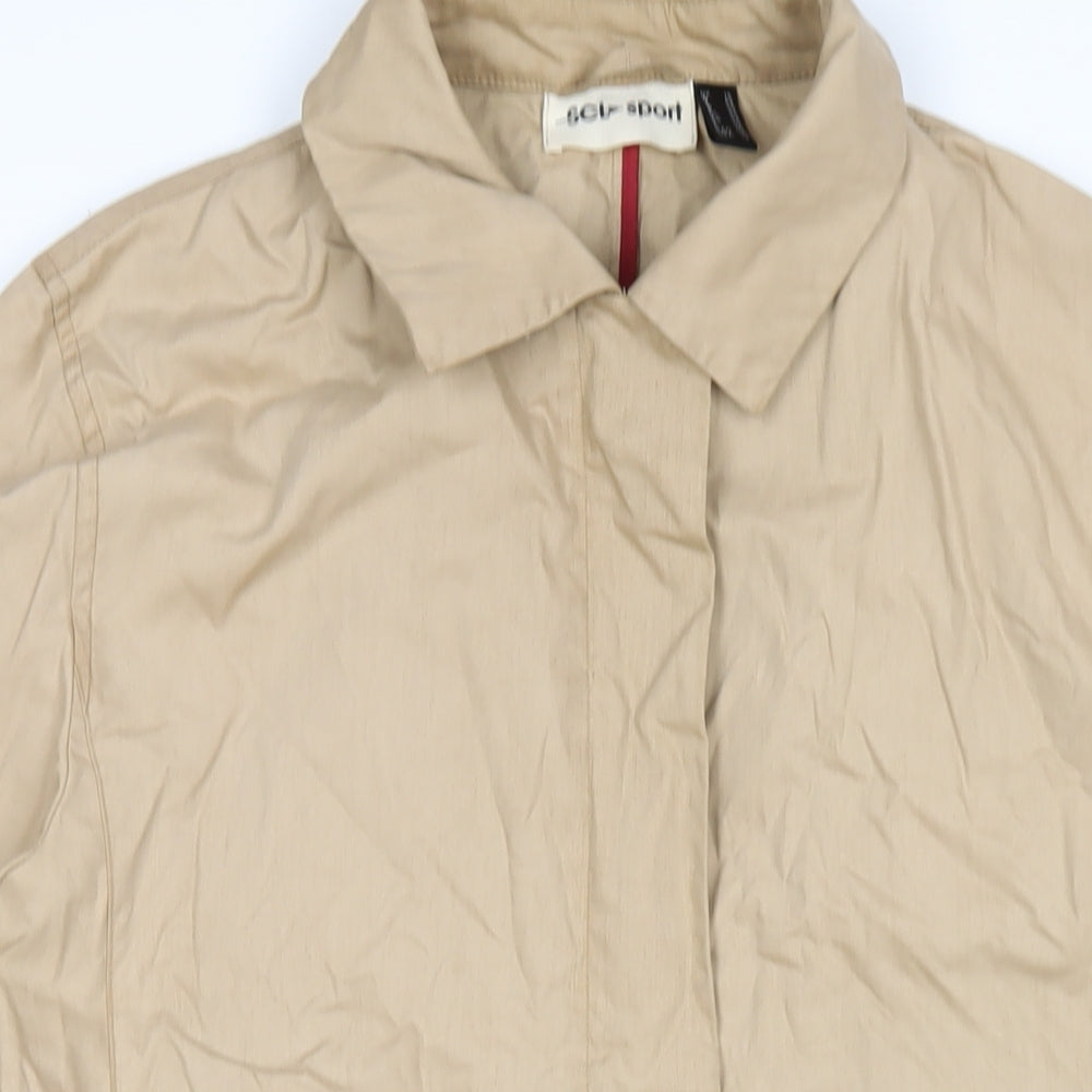 Womens UK Size 16 SCL sport Beige Trench Coat