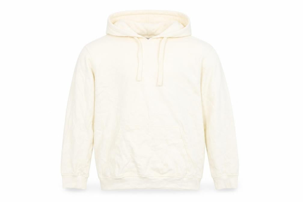 Mens UK Size L Avenue Ivory Pullover Hoodie