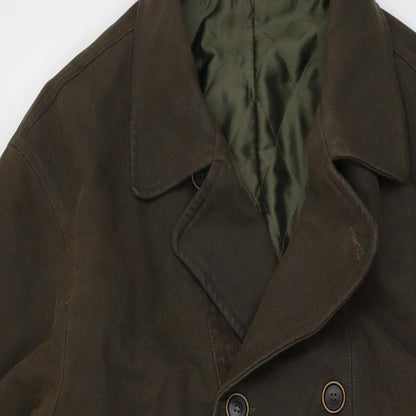 Mens UK Size L New Man Green Overcoat
