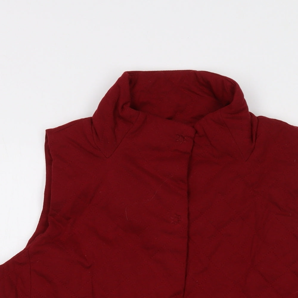 Womens UK Size 10 Lands' End Red Jacket