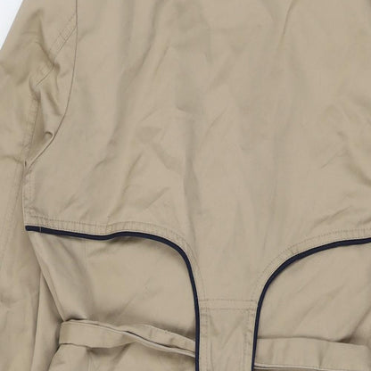 Womens UK Size 10 H&M Beige Overcoat