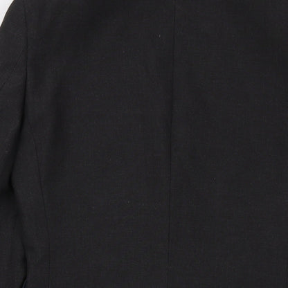 NEXT Mens Grey Polyester Jacket Suit Jacket Size 34 Regular
