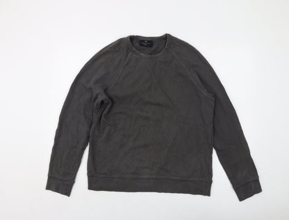 Mens UK Size M H&M Grey Pullover Sweatshirt