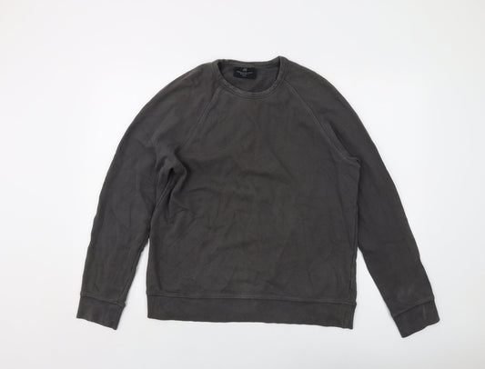 Mens UK Size M H&M Grey Pullover Sweatshirt