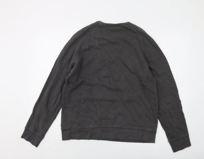 Mens UK Size M H&M Grey Pullover Sweatshirt