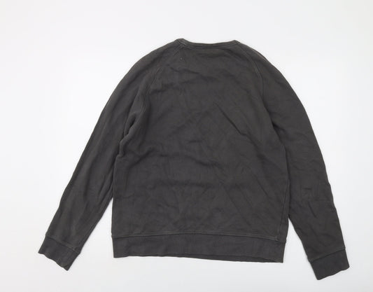 Mens UK Size M H&M Grey Pullover Sweatshirt