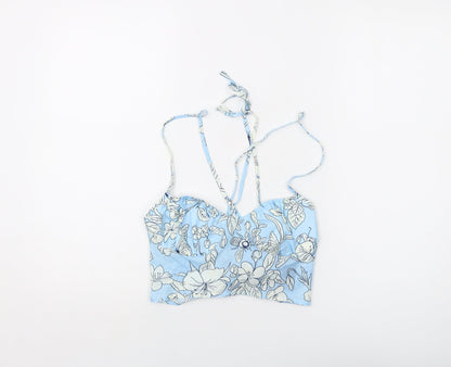 Womens UK Size S Cider Blue Cropped Tank