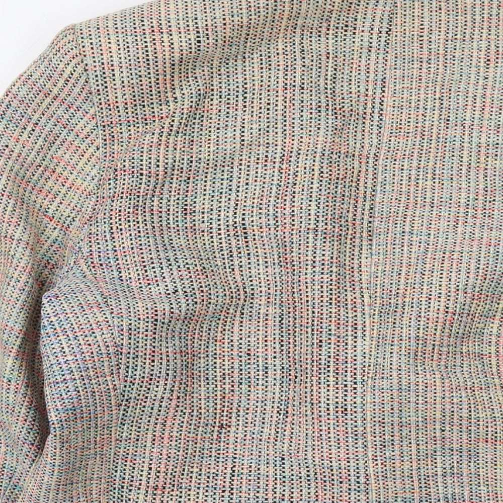 Orvis Womens Multicoloured Jacket Size 12 Button