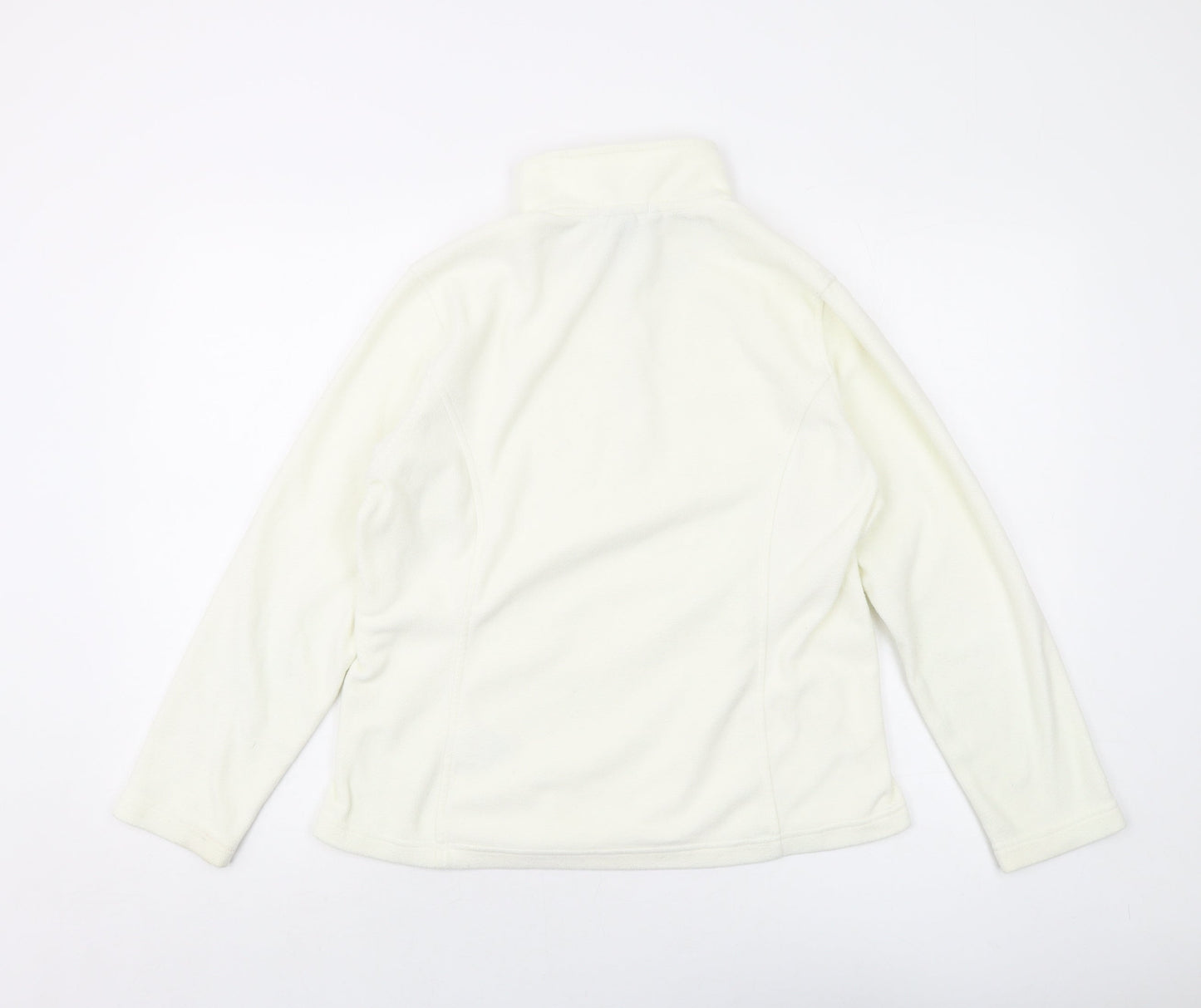 Womens UK Size M Lands' End Ivory Pullover Sweatshirt