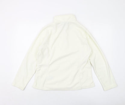 Womens UK Size M Lands' End Ivory Pullover Sweatshirt