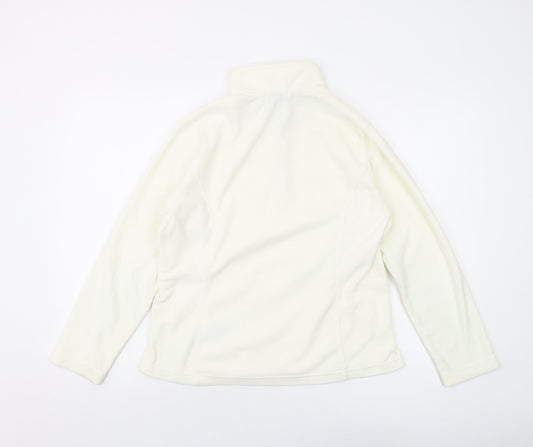 Womens UK Size M Lands' End Ivory Pullover Sweatshirt