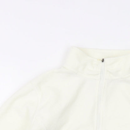 Womens UK Size M Lands' End Ivory Pullover Sweatshirt