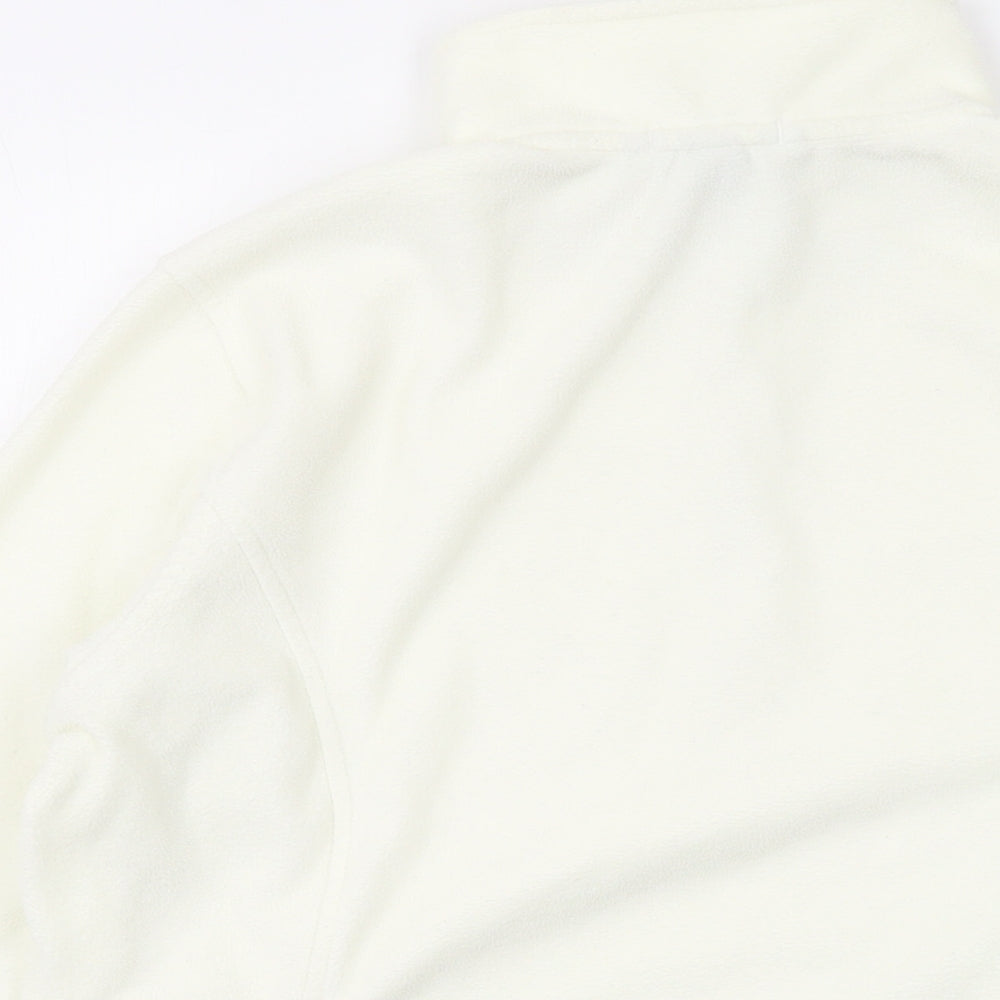 Womens UK Size M Lands' End Ivory Pullover Sweatshirt