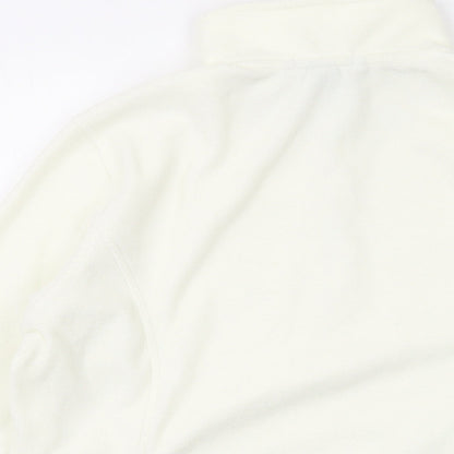Womens UK Size M Lands' End Ivory Pullover Sweatshirt